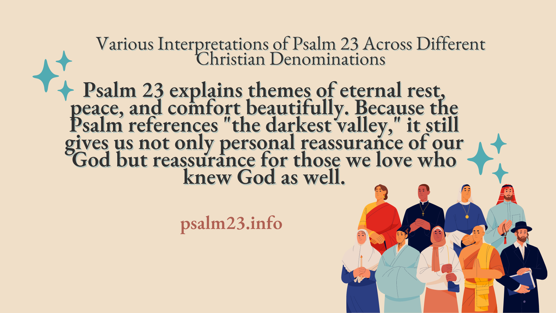Various Interpretations of Psalm 23 Across Different Christian Denominations