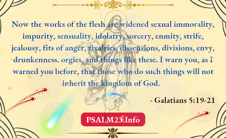 Galatians 5-19-21