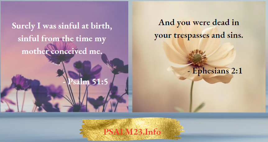 Psalm 51-5 And Ephesians 2-1