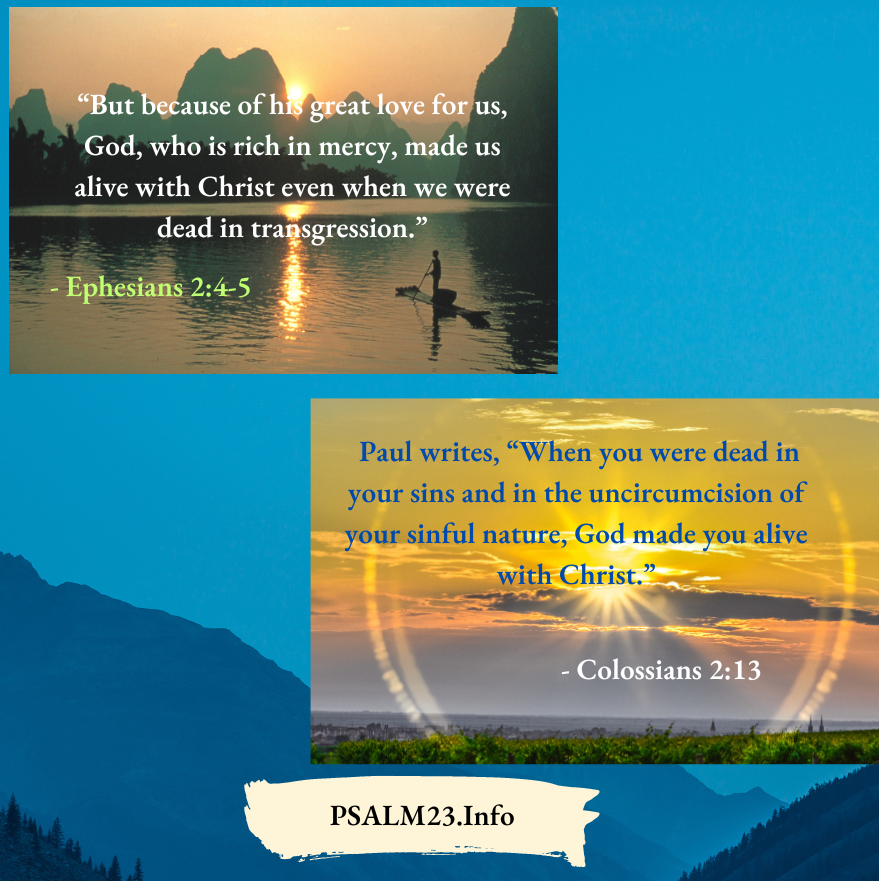 When you were dead in your sins and in the uncircumcision of your sinful nature